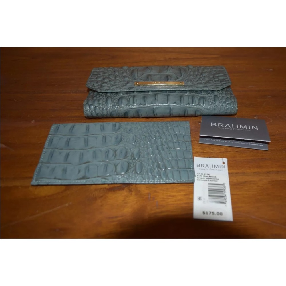 Brahmin wallet and checkbook wallet